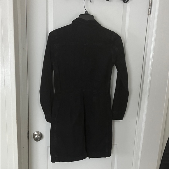 Levi's Black Denim Shirt Dress - Picture 3 of 6